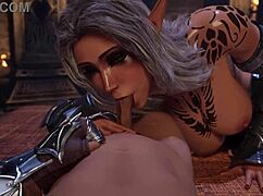 Big Tits Babe Deepthroats And Gets Cumshot In 3D Hentai Prologue