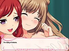 Lip lewd idol project vol 1 features hentai anime lesbian fingering and toy masturbation