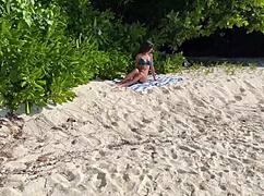 PISSED ON Girl at Public Beach - Total Shock