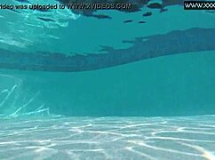 Minnie Manga gets slammed underwater in a tight pool scene! 💦