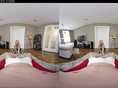 lovely fetish babe nikky dream becomes your slut in bathroom vr video