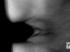 Blondie devours big black cock