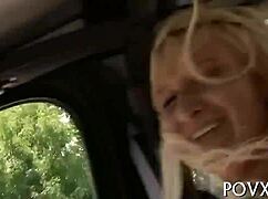 Teen Gets Hardcore Cumshot On Hairy Pussy