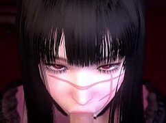 Chainsaw Man in Wild 3D Hentai with Chained Bondage Action