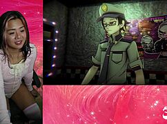 chiku's big tits are chasing me in this hentai game