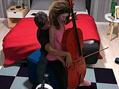 A Wife and Stepmother Indulges in Forbidden Brunette Teen Seduction