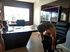 Want to see milf assfucking on the engineering desk?