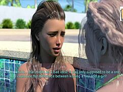 a wife and stepmother caught in wild 3d cartoon drama