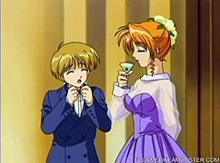 アニメ金髪ギャルがマンコガン突き