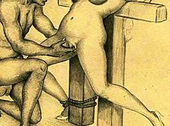Vintage erotic drawings bring classic sensual art to life with detailed charm.
