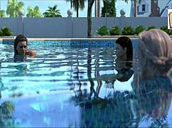 a wife and stepmother caught in wild 3d cartoon drama