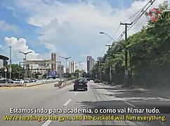 Cristina Almeida Flashes Tight Shorts at Fortaleza Gym