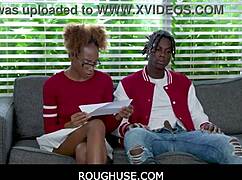 roughuse freeuse black teen stepsister gets blowjob and rough sex with james cameron and nicky rebel
