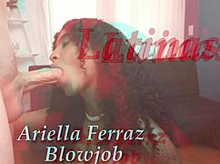 Ariella Ferraz, you suck that big dick so well with your slut lips! Is it the best blowjob ever?