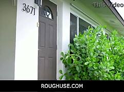 roughuse freeuse black teen stepsister gets blowjob and rough sex with james cameron and nicky rebel