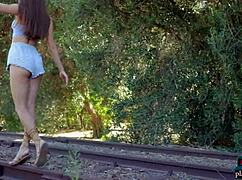 Gloria Sol, Hottest Ukrainian Brunette Milf, Strips Naked Solo