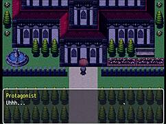 mirenas manor hentai game pornplay ep 1 bath titjob with gigantic witch boobs