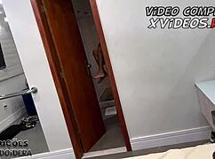 Desperate Guy Calls Friends to Bang Girlfriend's Ass!