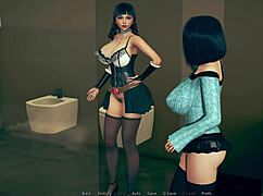 Polyturnon 4 features cute curvy anime characters in 3d game.