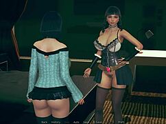 Polyturnon 4 features cute curvy anime characters in 3d game.