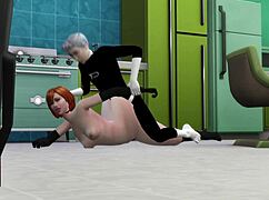 danny phantom bangs his mom in sims 4. bent over hentai action is unreal! 🔥