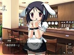 Usa shitsuke unfolds in anime hentai game