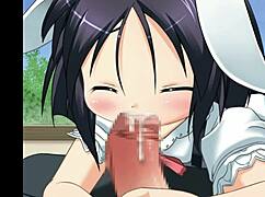 Usa shitsuke unfolds in anime hentai game