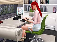 hey babe, check out my goth girlfriend in this wild sims 4 futa scene!