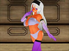 Girl b hero scenes part 4 featuring sharifa in a cartoon hentai anime adventure