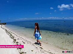 Veřejný plážový orál a šukání s amíčkou