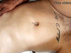 trailer shows brunette amateur in casual anal scene with security guard