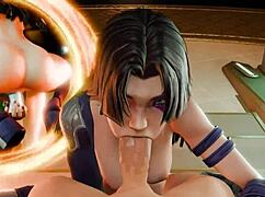 Psylocke takes on monster cocks