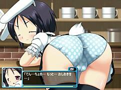 Usa shitsuke unfolds in anime hentai game