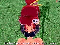 Yoko Littner v POV promociji za Gurren Lagann