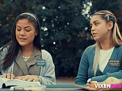 church girls hide secret lesbian thoughts while exploring shaved desires.