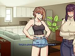 what's this benefitship about? big boobs futa and her sexy bestie in hentai gameplay!