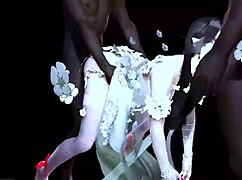 hey, wanna see two bbc slam a big-boobs chick in 3d anime?