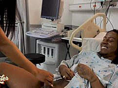 mia mercy, the ebony nurse, took my sample at hospital. it felt wild.