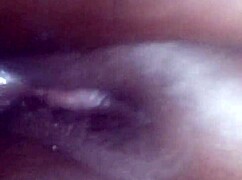 Ebony BBW Squirts Juicy Pussy in Close-Up View