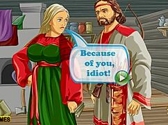 greedy wife craving a huge monster cock in hentai!