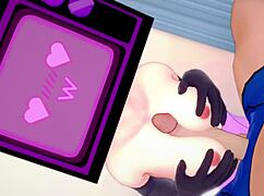 tv woman so horny, wanna drop towel to bang