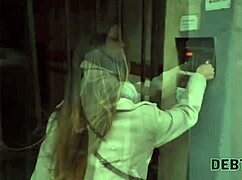 smart beauty starts sex with collector to delay debt