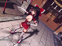 おい、Reim Touhou Pinkcatのワイルド3Dアクション見たことある？