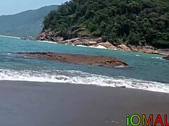 Hardcore Latino Jock Creampied After Bareback on the Beach