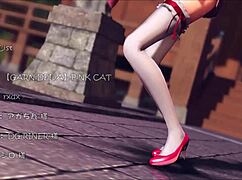 Hey, Have You Seen Reim Touhou Pinkcat in Wild 3D Action?