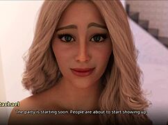 sexy foursome with gorgeous teens riding big cocks