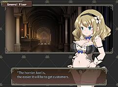 Branded azel turns adventurer into prostitute for monster cocks