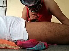 Indian Desi Bhabhi Blow Job Outdoor