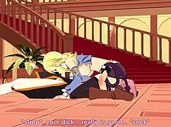 lucy and natsu in wild fairy tail hentai action