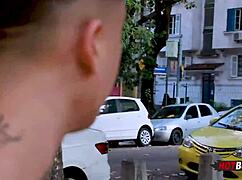 I called my friend over to hook up with this hung guy, it’s wild!